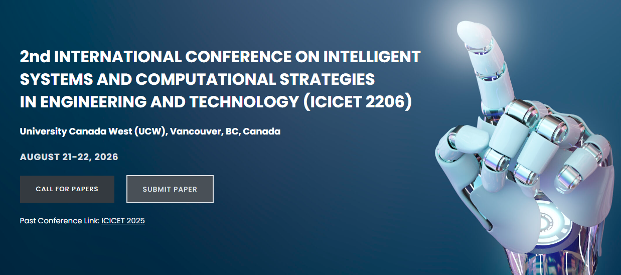 2nd ICICET 2026, Canada 2nd ICICET 2026, Canada